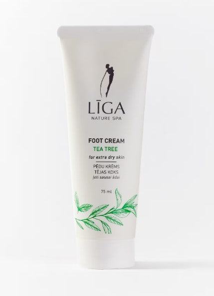 Līga Nature SPA barojošs pēdu krēms ar tējas koka ēterisko eļļu, 75ml