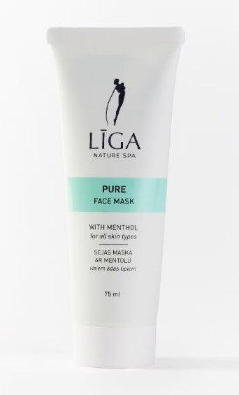 Līga Nature SPA sejas maska ar mentolu kombinētai ādai Pure, 75ml