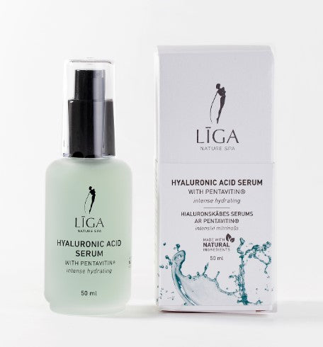 Līga Nature SPA serums sejai ar hialuronskābi un Pentavitin®, 50ml