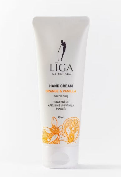Līga Nature SPA barojošs roku krēms ar apelsīnu ēterisko eļļu un vaniļu, 75ml
