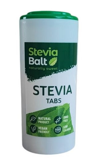 SteviaBalt stēvijas tabletes Reb-A ar dozatoru, 600gb
