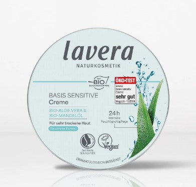 Lavera Basis Sensitiv universāls krēms sejai un ķermenim, 150ml