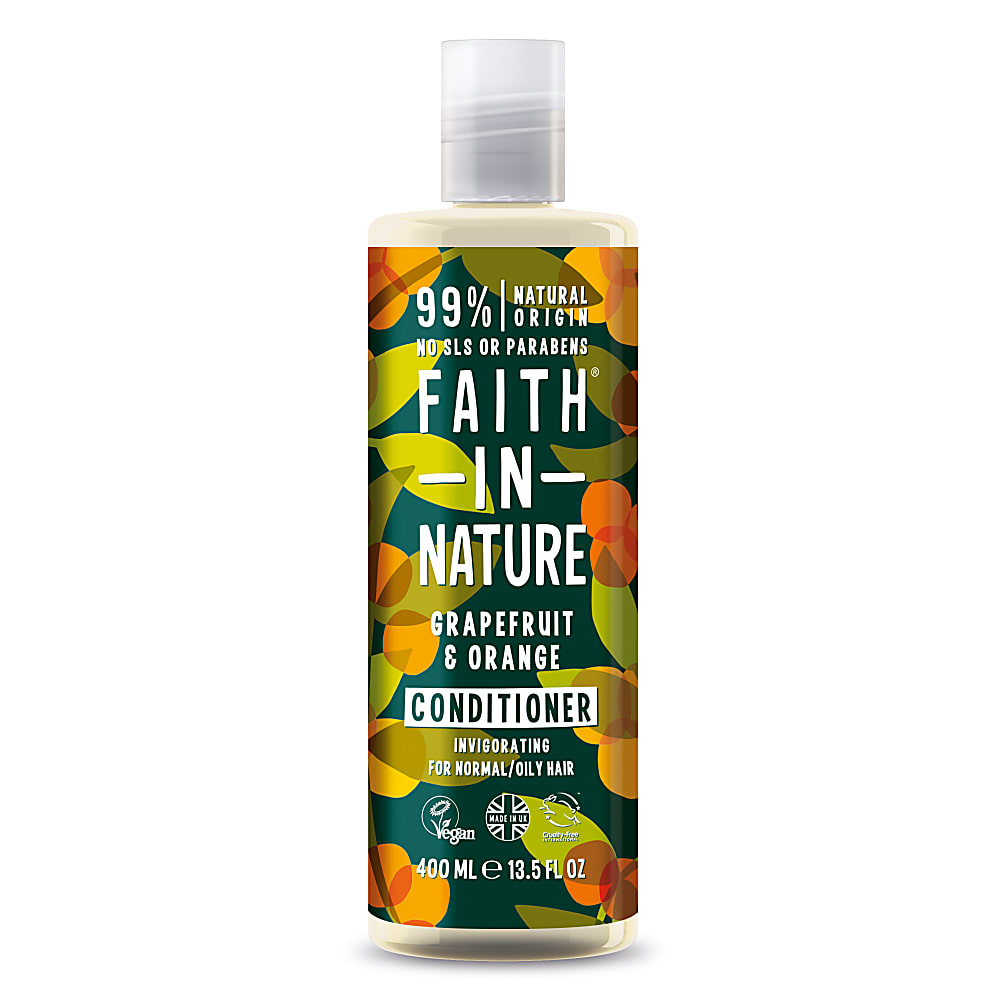 Faith in Nature greipfrūtu un apelsīnu kondicionieris, 400ml 
