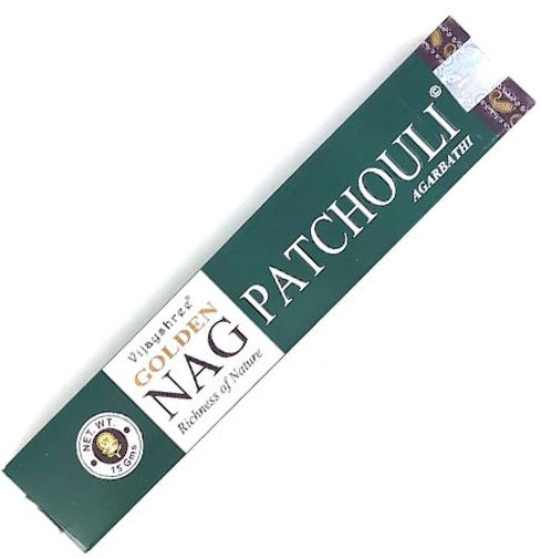 Vijayshree Golden Nag smaržkociņi Patchouli (pačūlija), 15g