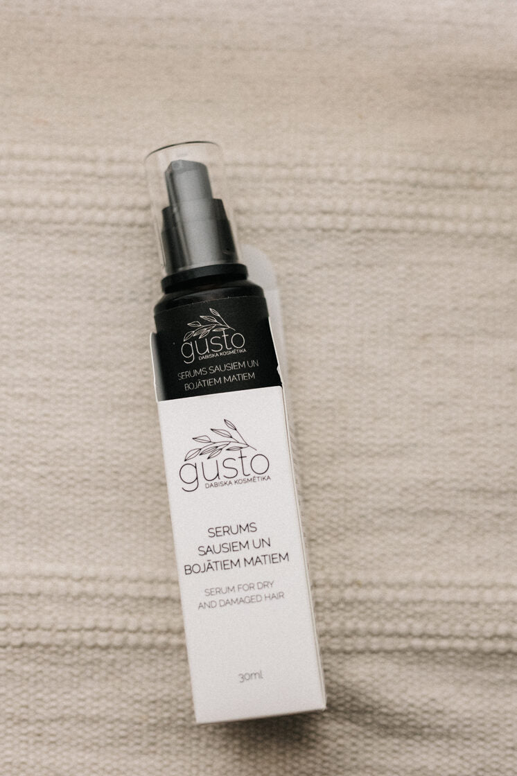 Gusto serums sausiem un bojātiem matiem, 30ml