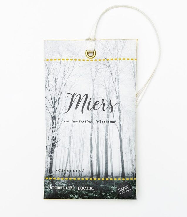 Nature's Bloom aromātiskā paciņa ar citronzāles aromātu "Miers ir brīvība klusumā"