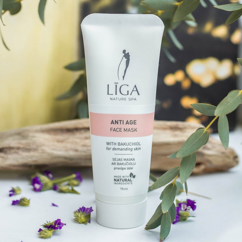 Līga Nature SPA sejas maska ar bakučiolu prasīgai ādai Anti Age, 75ml 