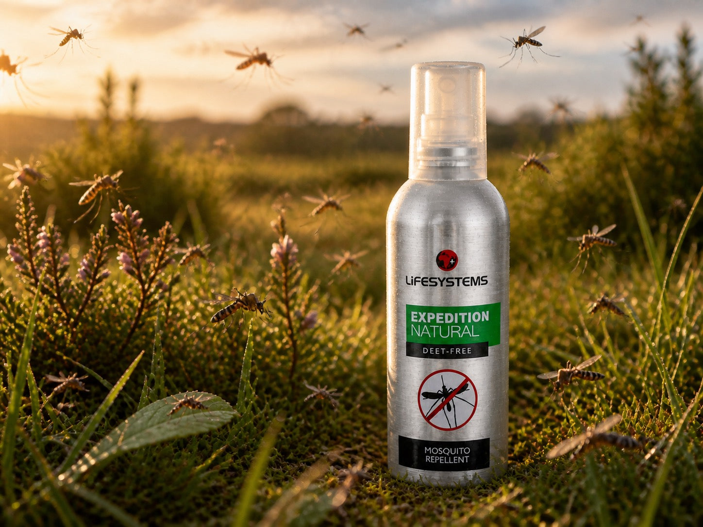 Life Systems Expedition Natural dabīgs pretodu sprejs – efektīva aizsardzība pret odiem, ērcēm un citiem insektiem, 100ml