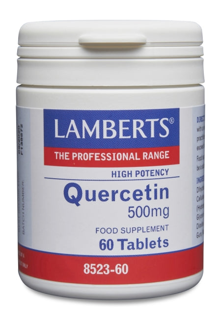 Lamberts uztura bagātinātājs Augstas iedarbības kvercetīns 500mg, 60 tabl.