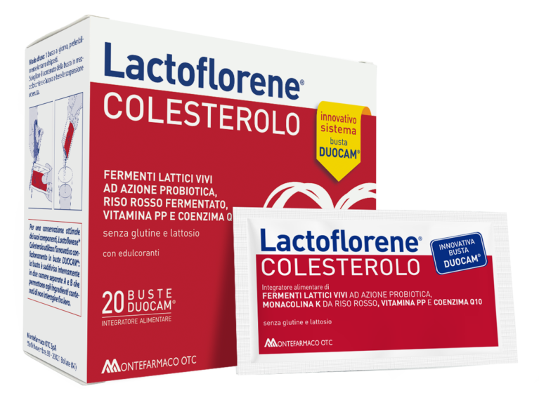 Lactoflorene® COLESTEROLO uztura bagātinātājs holesterīna kontrolei, 20pac.T-WIN / 96g