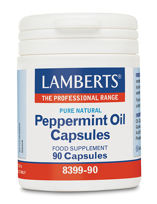 Lamberts uztura bagātinātājs Dabīga Piparmētru eļļa 100mg, 90 kaps.