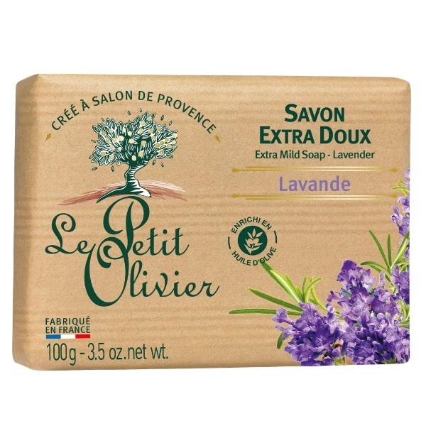 Le Petit Olivier īpaši maigas ziepes ar lavandas ekstraktu, 100g