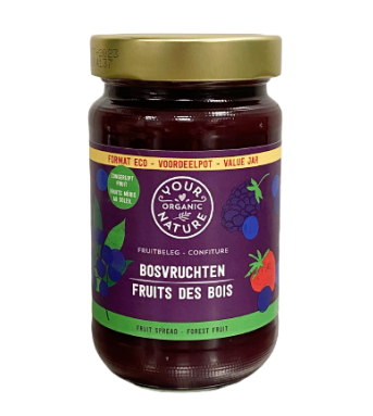 Your Organic Nature BIO meža ogu džems, bez pievienota cukura, 375g