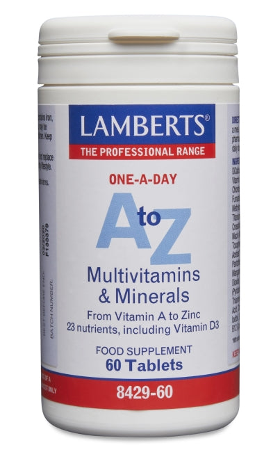 Lamberts uztura bagātinātājs A - Z multivitamīnu un minerālvielu komplekss, 60 tabl.
