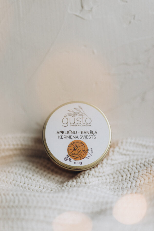 Gusto apelsīnu un kanēļa ķermeņa sviests, 100ml
