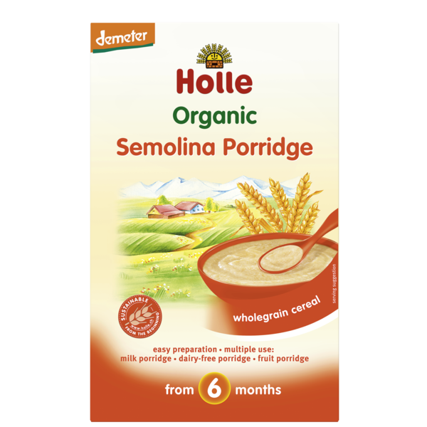 Holle BIO pilngraudu mannas putra zīdaiņiem no 6 mēn., 250g