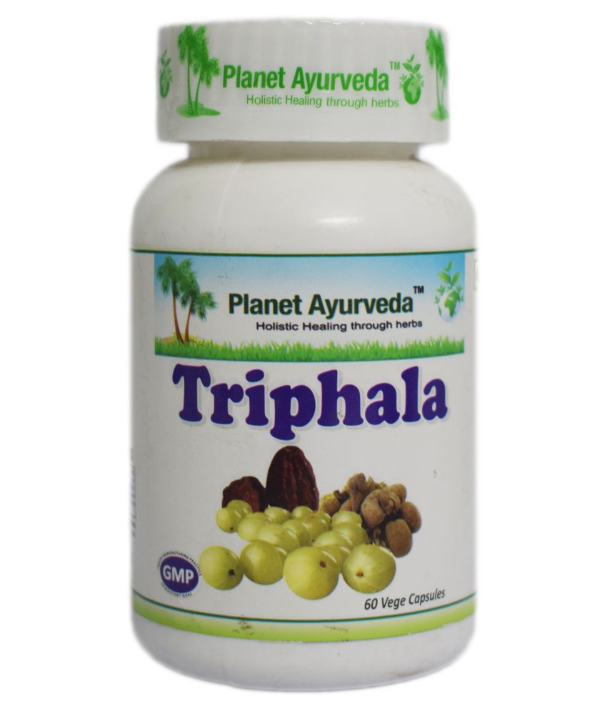 Planet Ayurveda uztura bagātinātājs Triphala (trifala), 60kaps.
