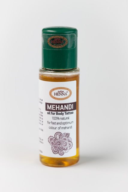 Indian Henna eļļa Mehandi zīmejumu nostiprināšanai, 30ml