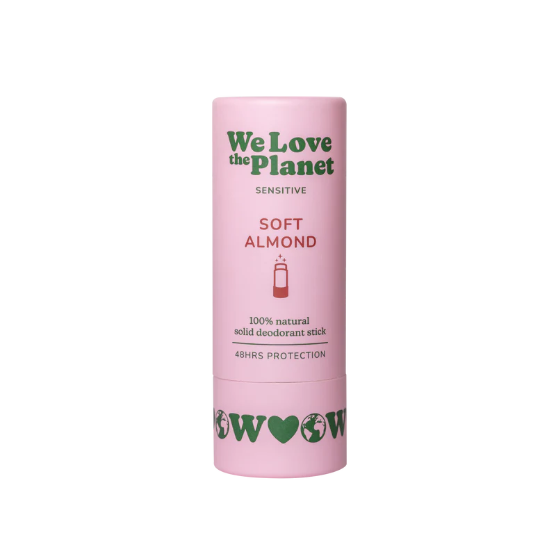 We Love The Planet zīmuļveida dezodorants Soft Almond, 40g