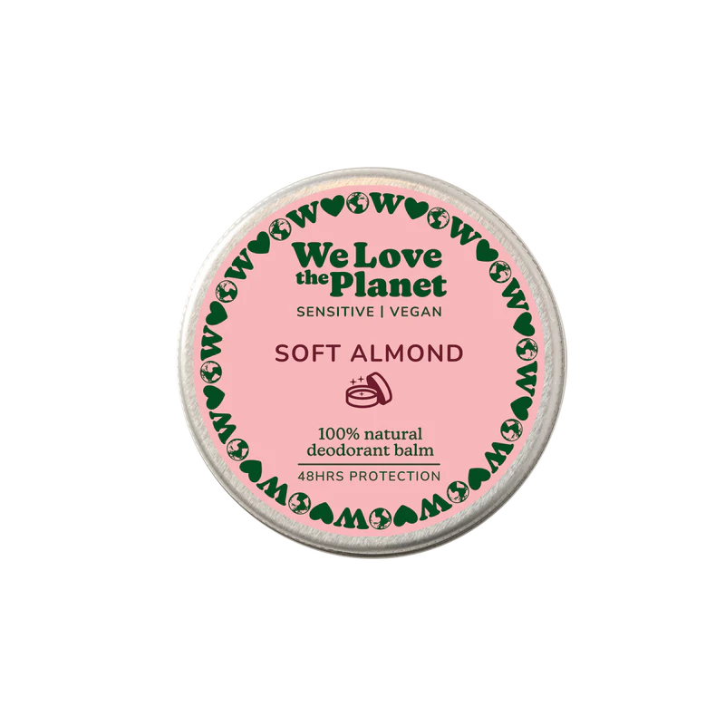 We Love The Planet krēmveida dezodorants Soft Almond, 35g
