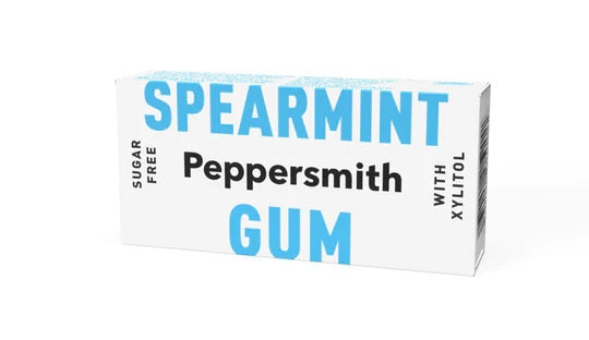 Peppersmith košļājamā gumija bez cukura Spearmint, 15g