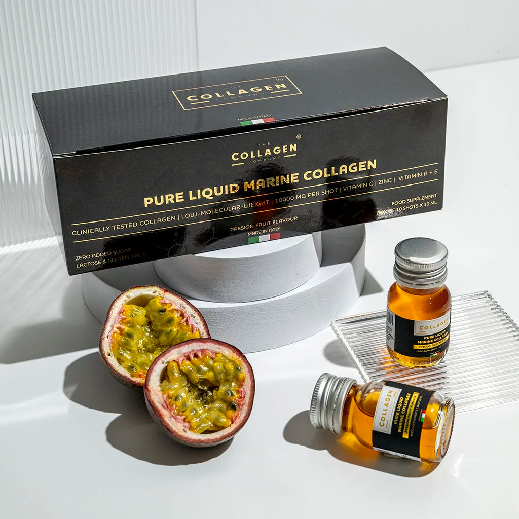 The Collagen Company uztura bagātinātājs Kolagēns ar marakujas garšu Pure Liquid Marine Collagen, 10 x 30ml