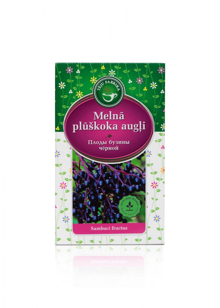Tēju Fabrika melnā plūškoka ogas, 100g