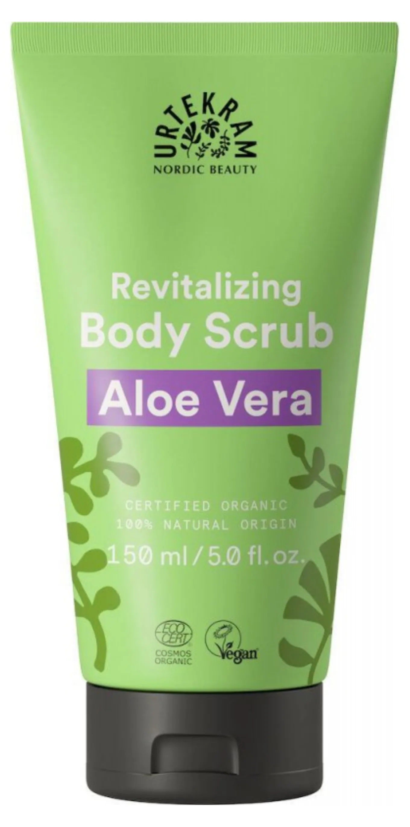 Urtekram Aloe Vera ķermeņa skrubis ar alveju, 150ml