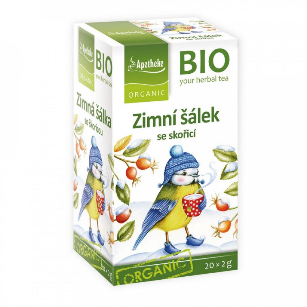 Apotheke BIO ziemas tēja ar kanēli, 20 × 2 g