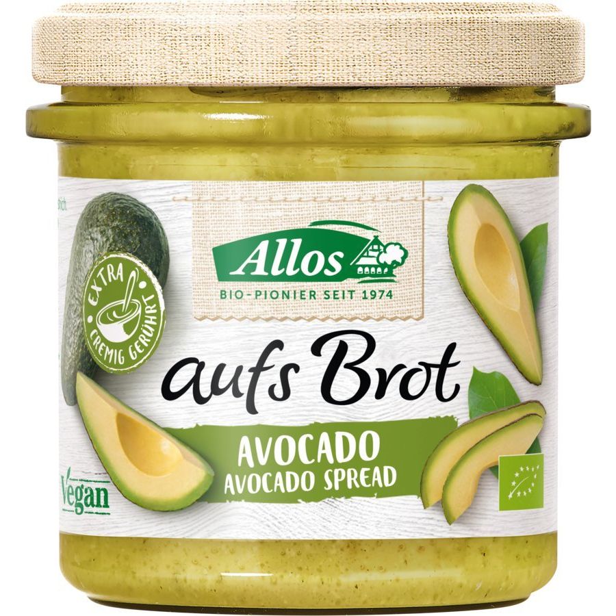 Allos BIO krēms maizītēm ar avokado, 140g