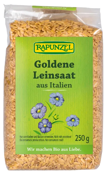 Rapunzel BIO zeltainās linsēklas, 250g