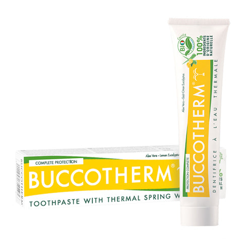 Buccotherm aizsargājošā zobu pasta ar citronu un eikaliptu, 75ml