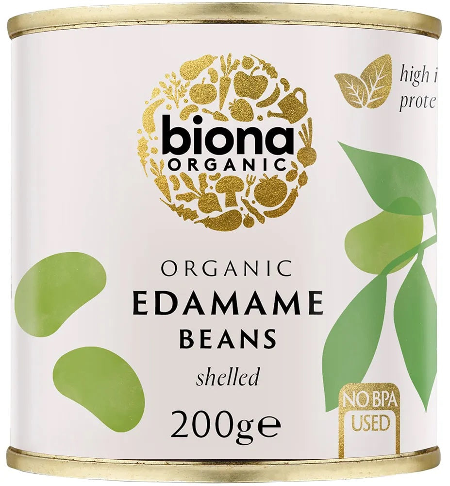 Biona BIO konservētas Edamame (sojas) pupiņas, sālsūdenī, 200g