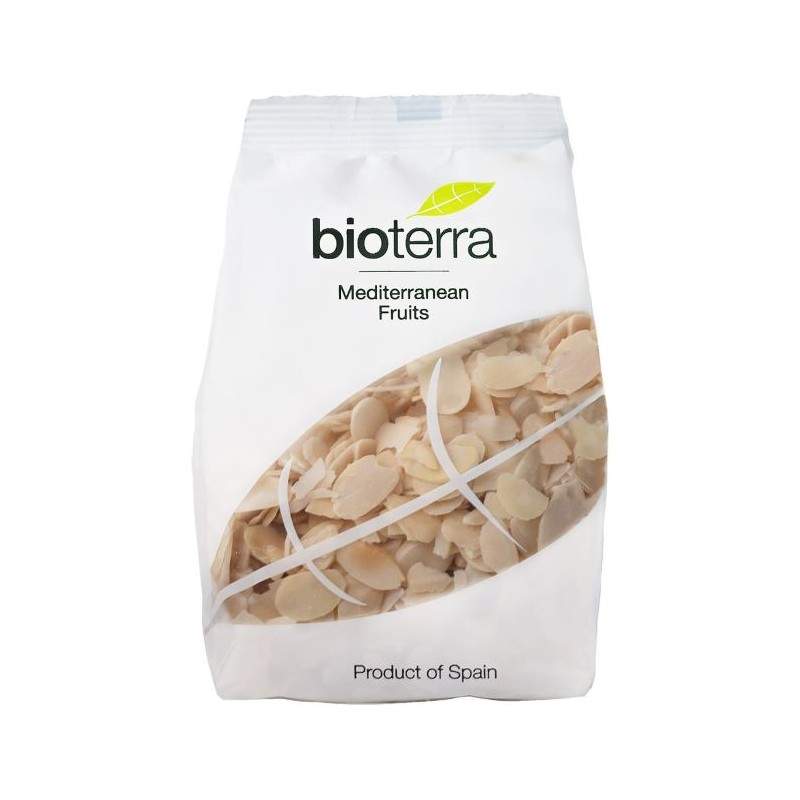 Bioterra BIO blanšētas mandeļu skaidiņas, 200g