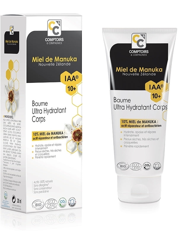 Comptoirs & Compagnies intensīvi mitrinošs balzams ķermenim ar IAA® 10+ manuka medu, 200ml