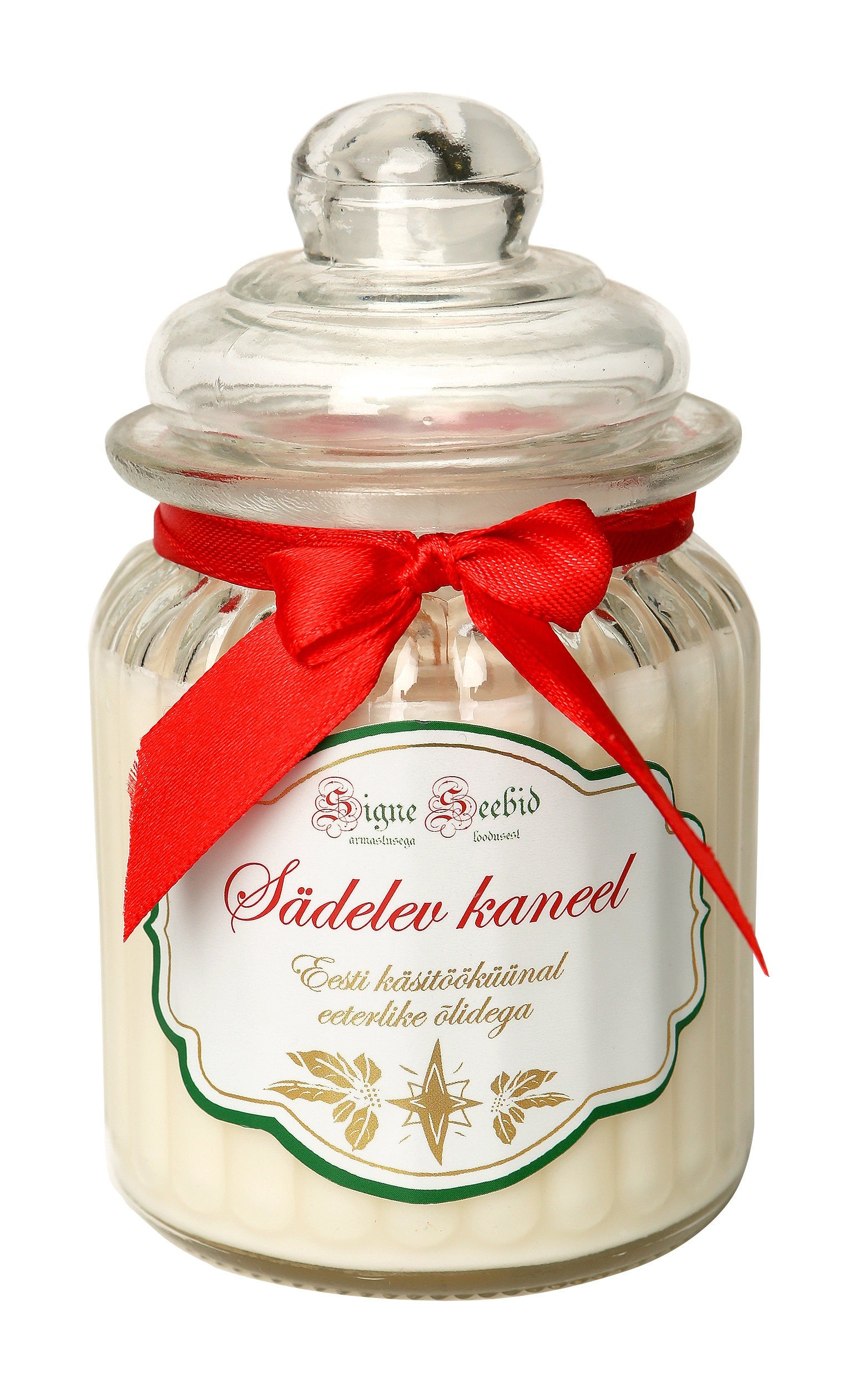 Signe Seebid sojas vaska svece "Mirdzošais kanēlis"
