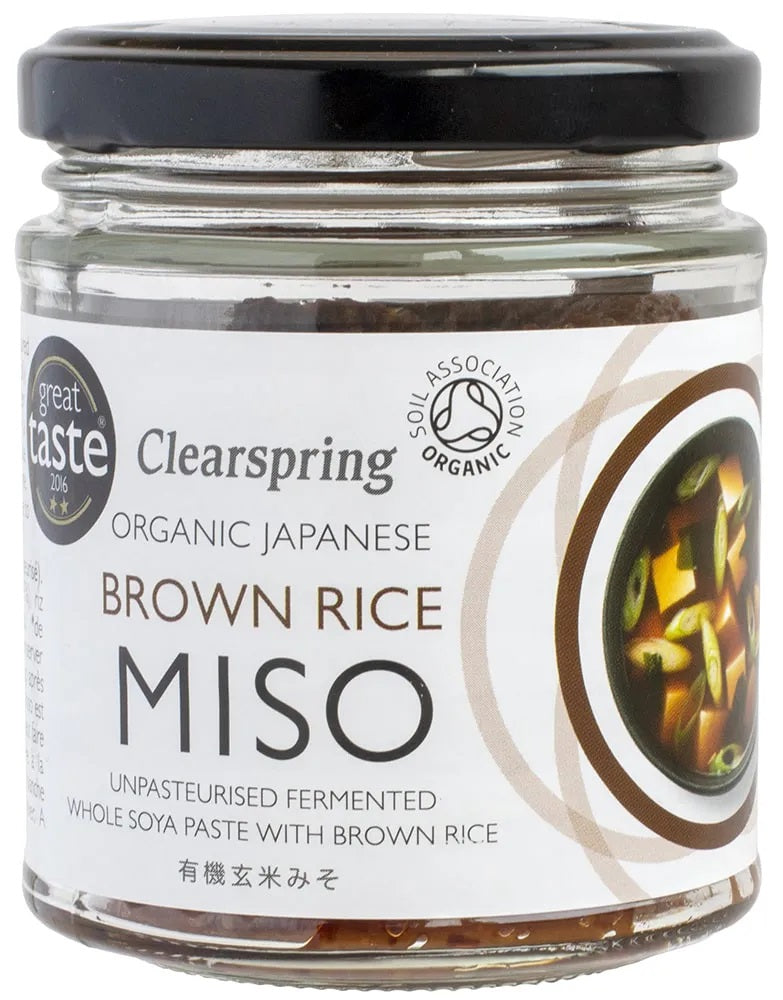 Clearspring BIO sojas un brūno rīsu miso pasta, 150g