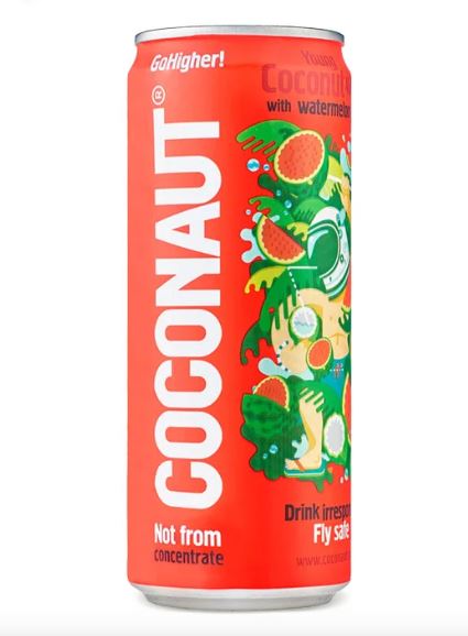 Coconaut Young kokosriekstu ūdens ar arbūzu sulu, 320ml