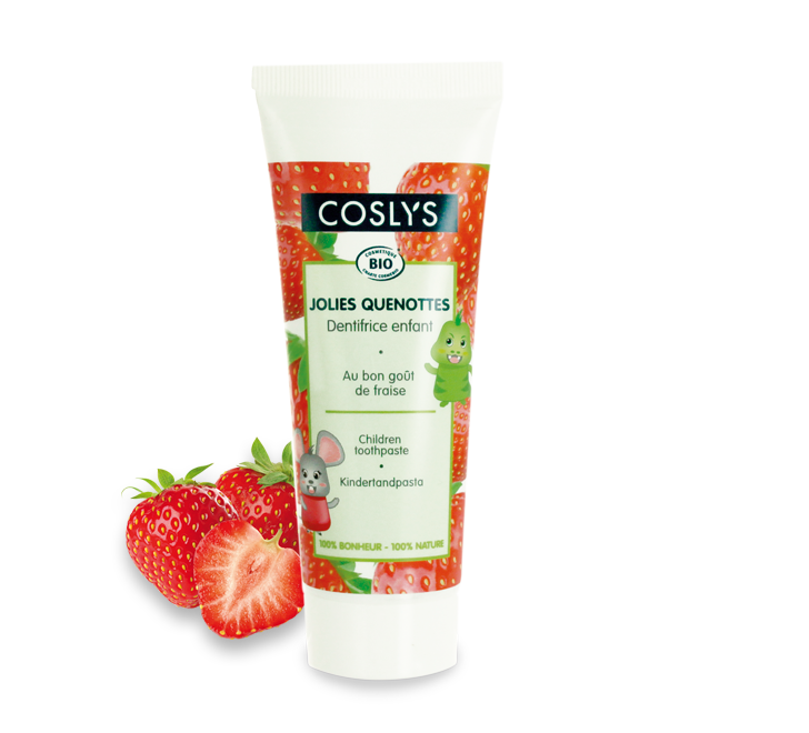 Coslys zobu pasta bērniem ar zemeņu garšu, 50ml