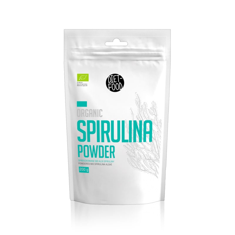 Diet Food BIO spirulīnas alģes pulveris, 200g