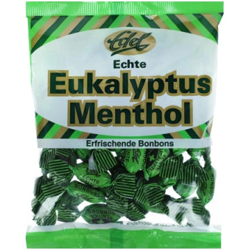 Edel karameles ar eikaliptu un mentolu, 100g