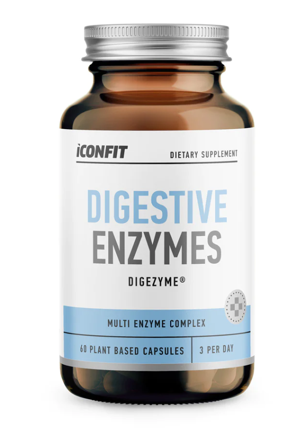 ICONFIT uztura bagātinātājs Gremošanas enzīmi DIGENZYME 500mg, 60 kaps.
