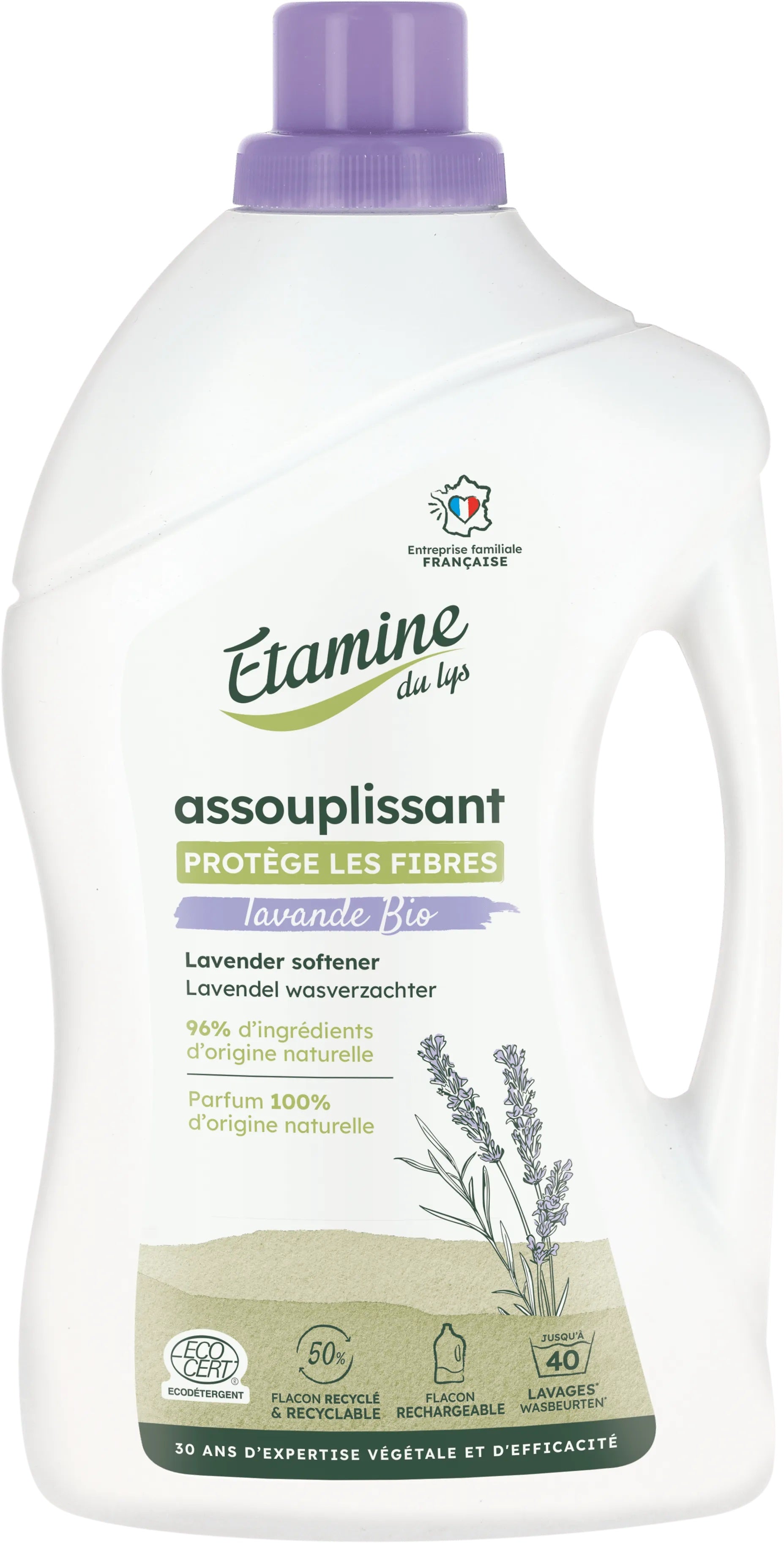 Etamine du Lys veļas mīkstināšanas līdzeklis ar lavandas smaržu, 1l