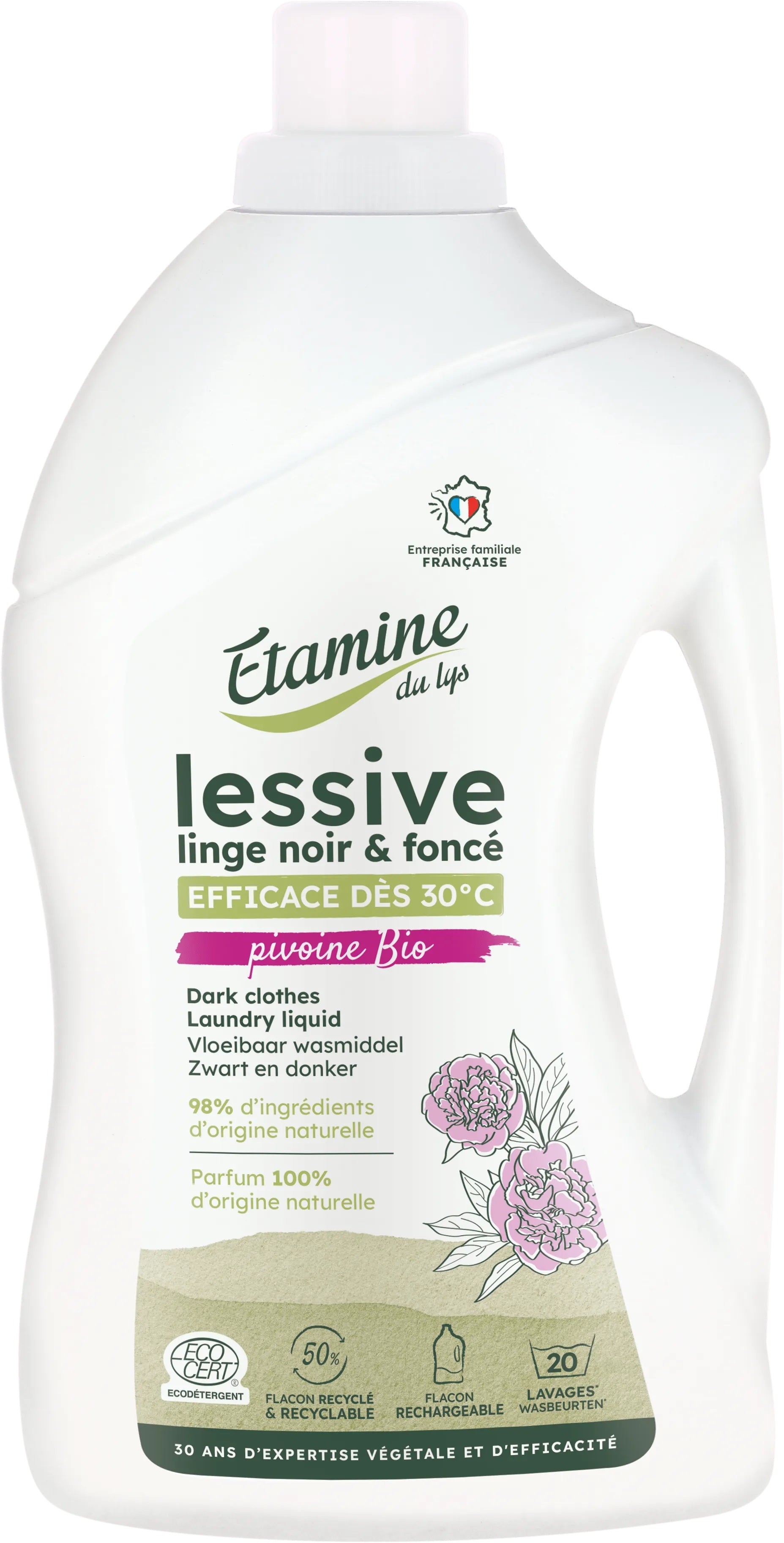 Etamine du Lys veļas mazgāšanas līdzeklis tumšas krāsas apģērbam, 1l