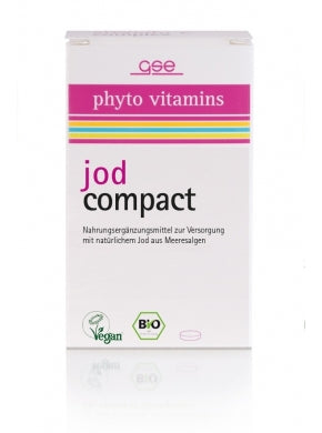 GSE Vertrieb Phyto Vitamins BIO jods, uztura bagātinātājs, 120 tabl.