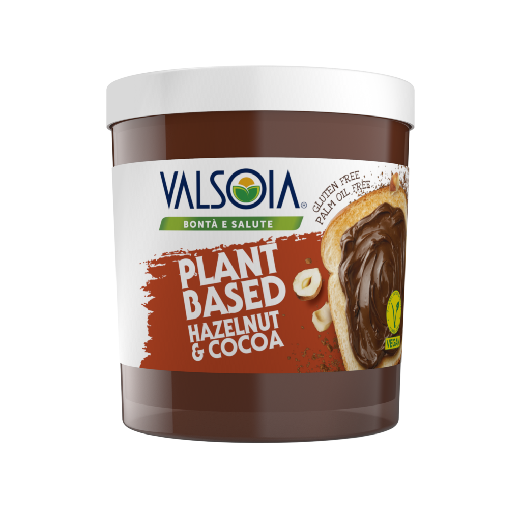 Valsoia bezglutēna šokolādes un lazdu riekstu krēms (bez palmu eļļas), 200g