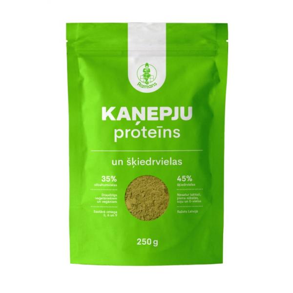 Ramans BIO kaņepju proteīns un šķiedrvielas, 200g