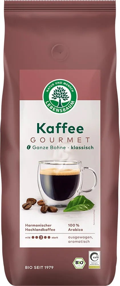 Lebensbaum BIO kafijas pupiņas Gourmet, 1kg