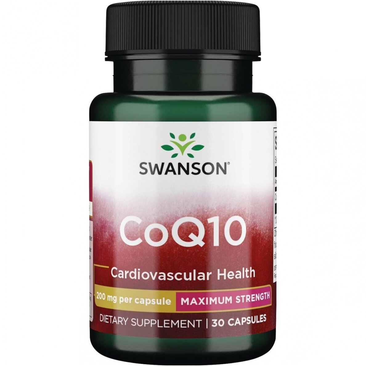 Swanson uztura bagātinātājs Koenzīms Q10 200mg, 30 kaps.