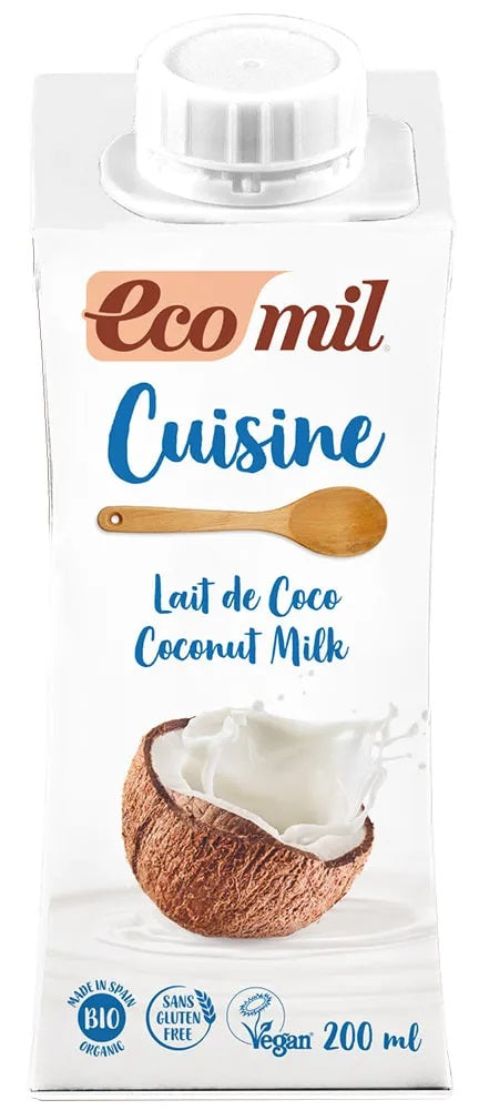 Ecomil BIO kokosriekstu kulinārijas krēms, 200ml